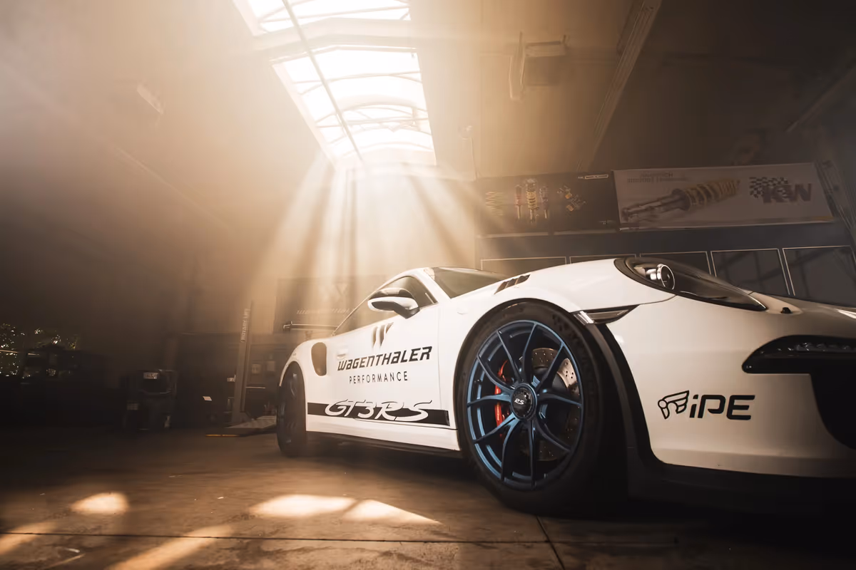 iPE Ultraleicht-Schmiedefelgen am Porsche 911 GT3 RS