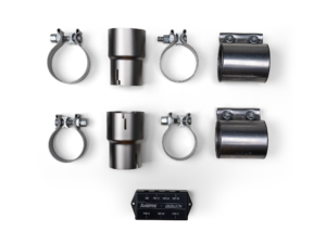 Akrapovič Fitting Kit for Porsche Panamera V6 (976) für Porsche Panamera / 4 / 4 E-Hybrid / 4S E-Hybrid / GTS / Turbo E-Hybrid / Turbo S E-Hybrid (976)