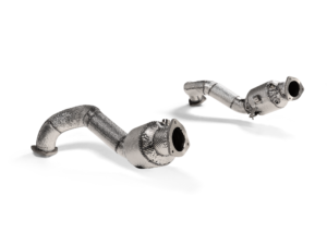Akrapovič Link Pipe Set (Titan) für Porsche 718 Cayman GT4 RS / Spyder RS