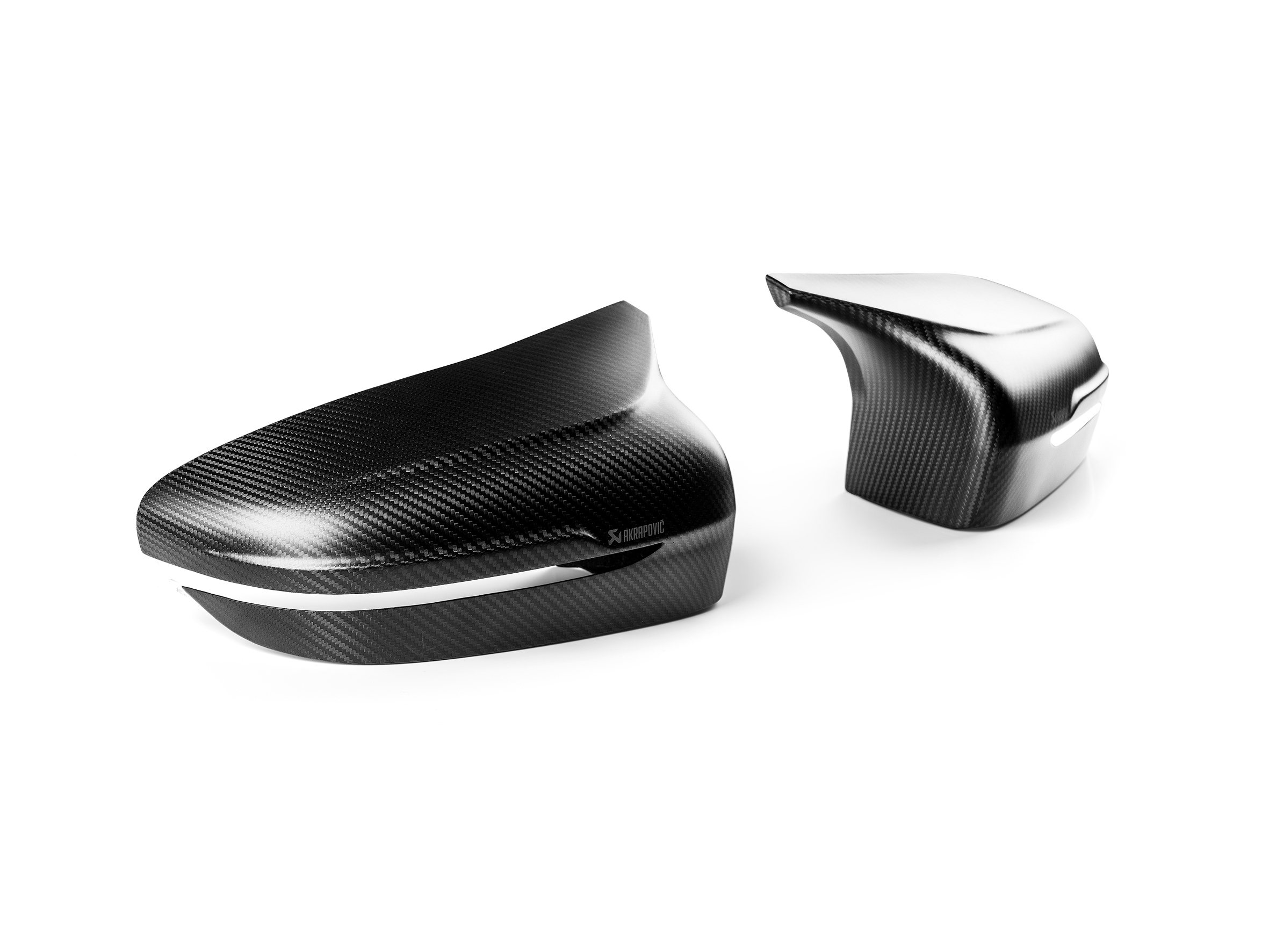 Akrapovič Carbon Fibre Mirror Cap Set - Matte für BMW M8 / M8 Competition Gran Coupé (F93) 1 Akrapovič Carbon Fibre Mirror Cap Set – Matte für BMW M8 / M8 Competition Gran Coupé (F93) – OPF/GPF