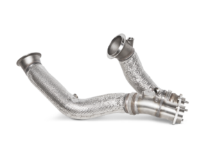 Akrapovič Evolution Link pipe set (Titan) für BMW M2 Competition (F87N) - OPF/GPF 5 Akrapovič Downpipe (Edelstahl) für BMW M2 CS (F87N) – OPF/GPF