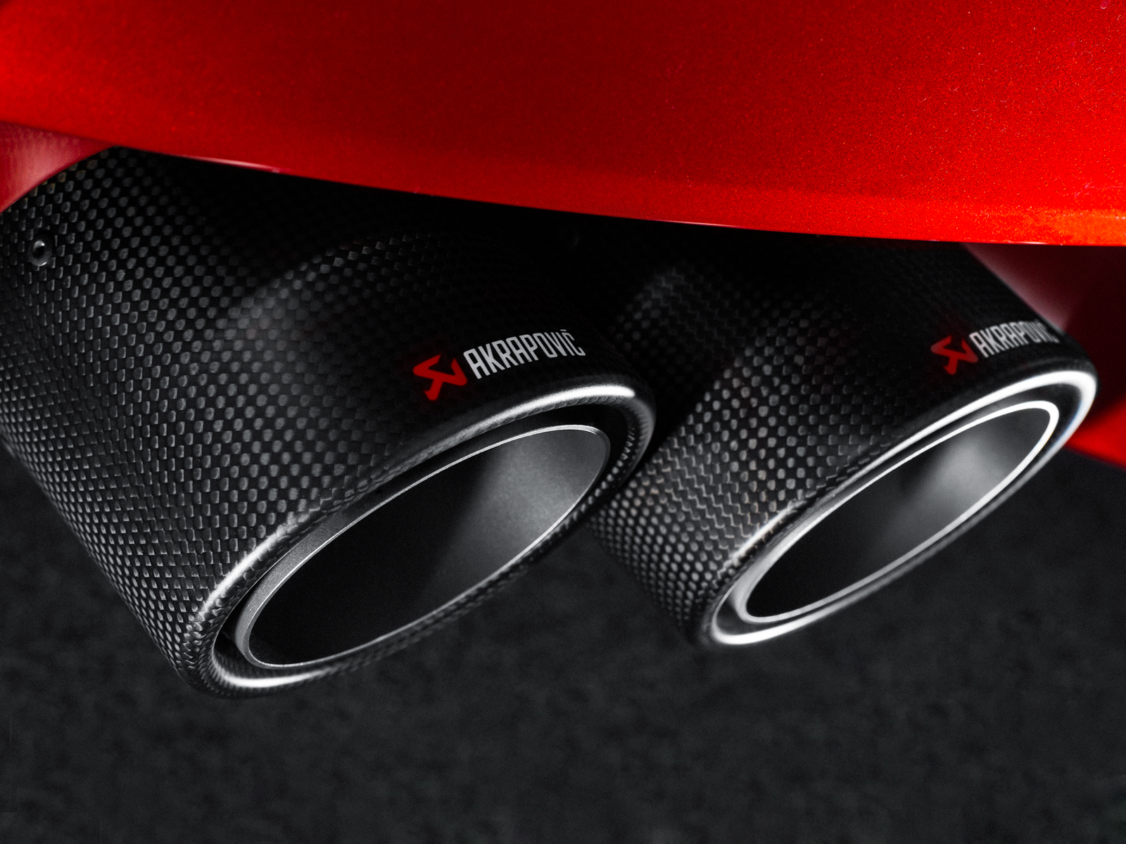 Akrapovič Endrohr Set (Carbon) für BMW M5 (F10)