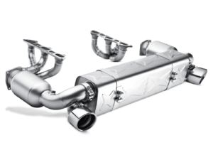 Akrapovič Evolution Line ((Titan) / 400 cpsi cats) für Porsche 911 Turbo (996)