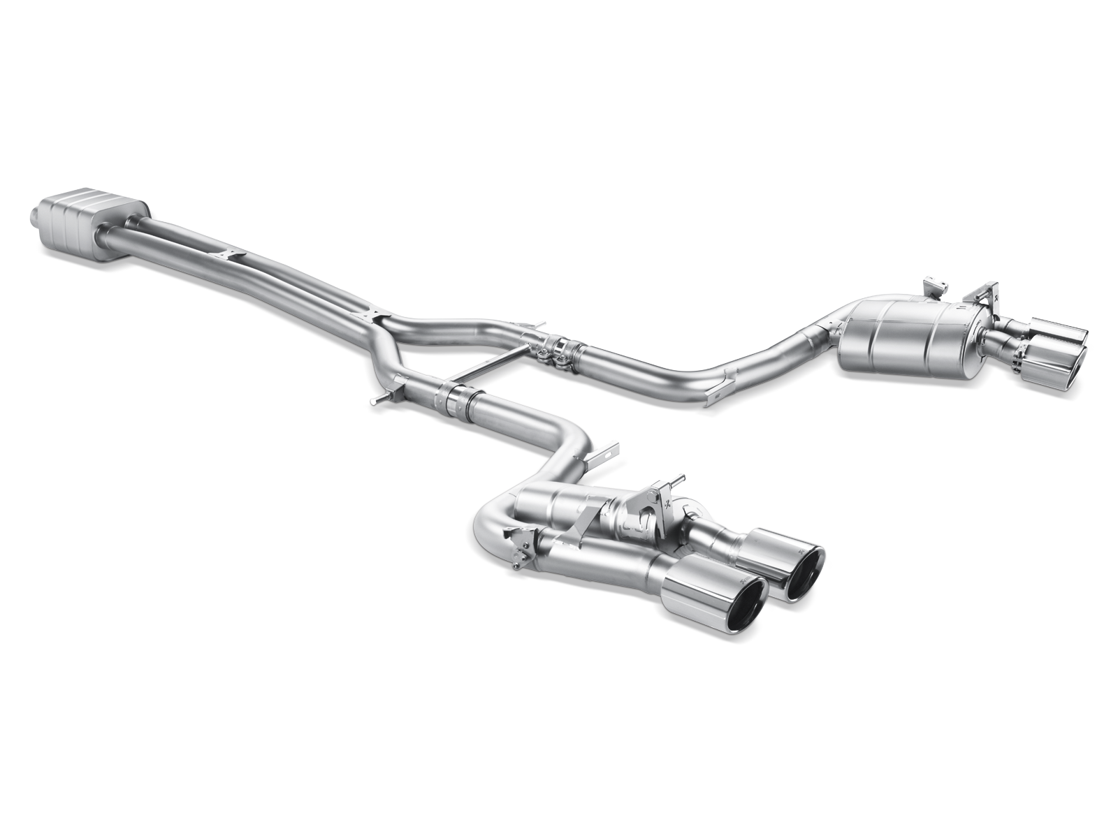 Akrapovič Evolution Line (Titan) für Porsche Panamera Turbo (970) - Ansicht 2