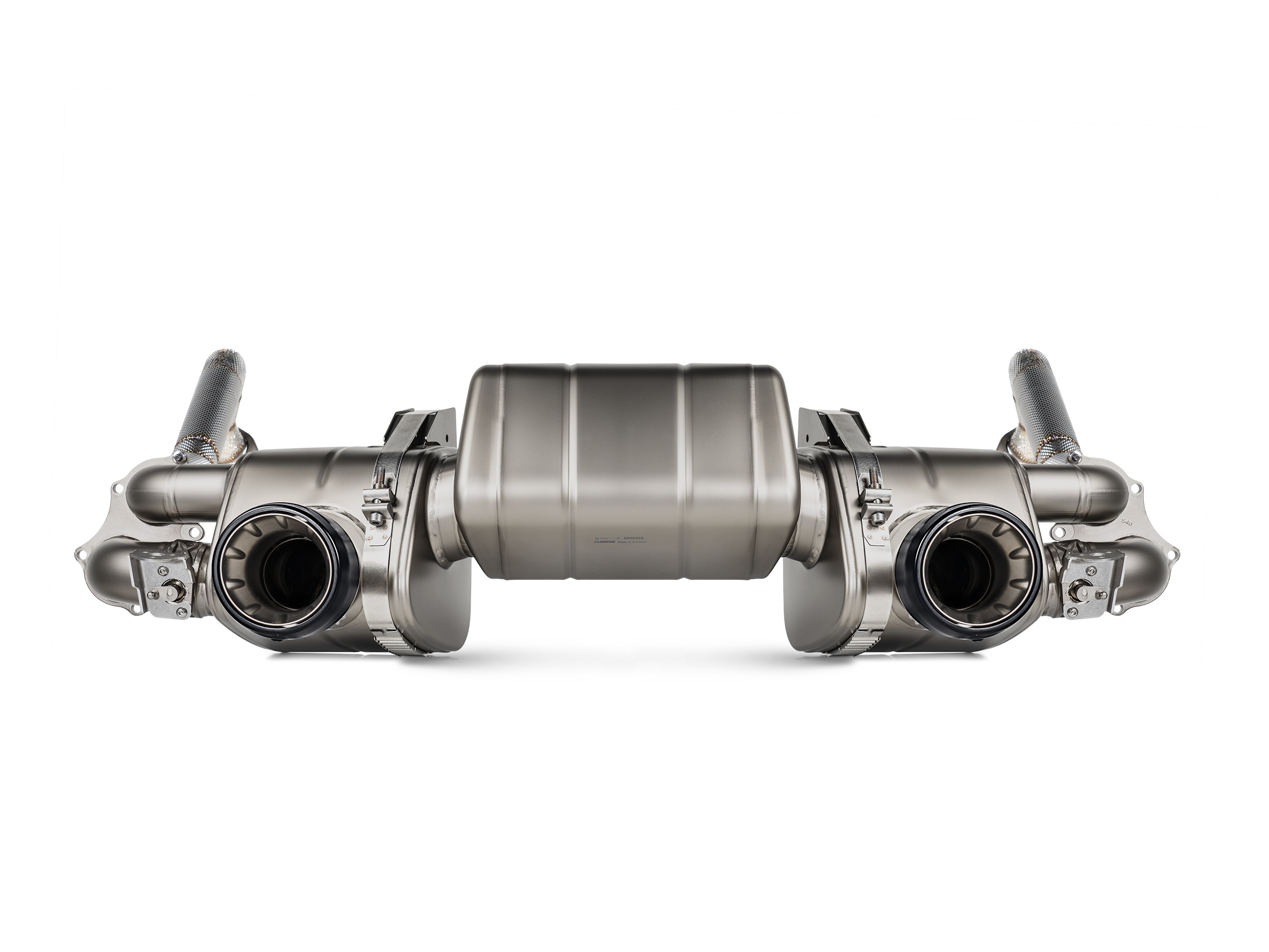 Akrapovič Link pipe set (Edelstahl) für Porsche 718 Cayman GT4 / Spyder 2 Akrapovič Link pipe set (Edelstahl) für Porsche 718 Cayman GT4 / Spyder - Ansicht 2