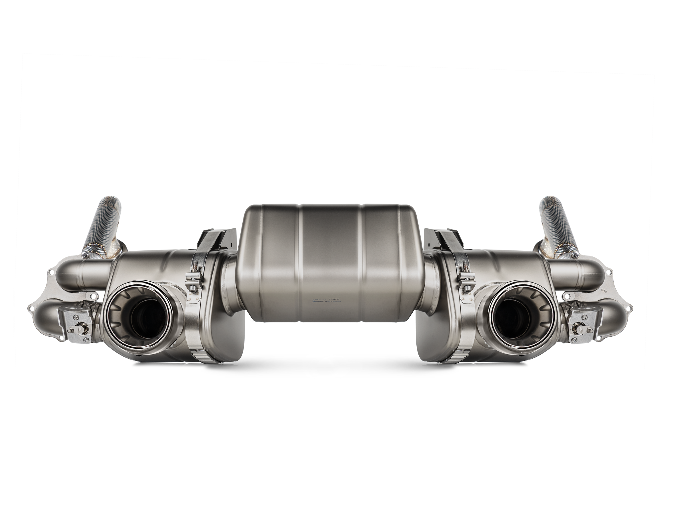 Akrapovič Link pipe set (Edelstahl) für Porsche 718 Cayman GT4 / Spyder 3 Akrapovič Link pipe set (Edelstahl) für Porsche 718 Cayman GT4 / Spyder - Ansicht 3