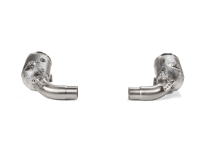 Akrapovič Link Pipe Set w Cat (Edelstahl) für Porsche 911 Carrera /S/4/4S/GTS/Cabriolet/Targa/Dakar (992)