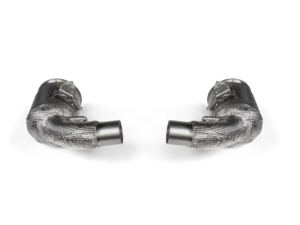 Akrapovič Link Pipe Set w Cat (Edelstahl) für Porsche 911 Turbo / Turbo S / Cabriolet / Sport Classic (992)