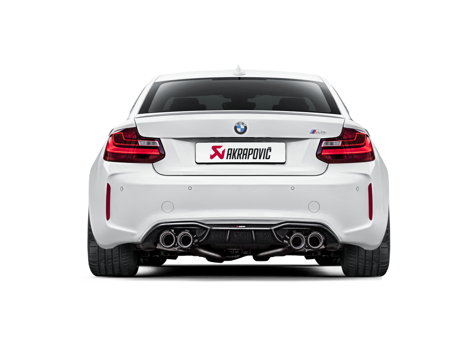 Akrapovič Rear Carbon Fibre Diffuser - High Gloss für BMW M2 (F87) 3 Akrapovič Rear Carbon Fibre Diffuser – High Gloss für BMW M2 (F87) - Ansicht 3
