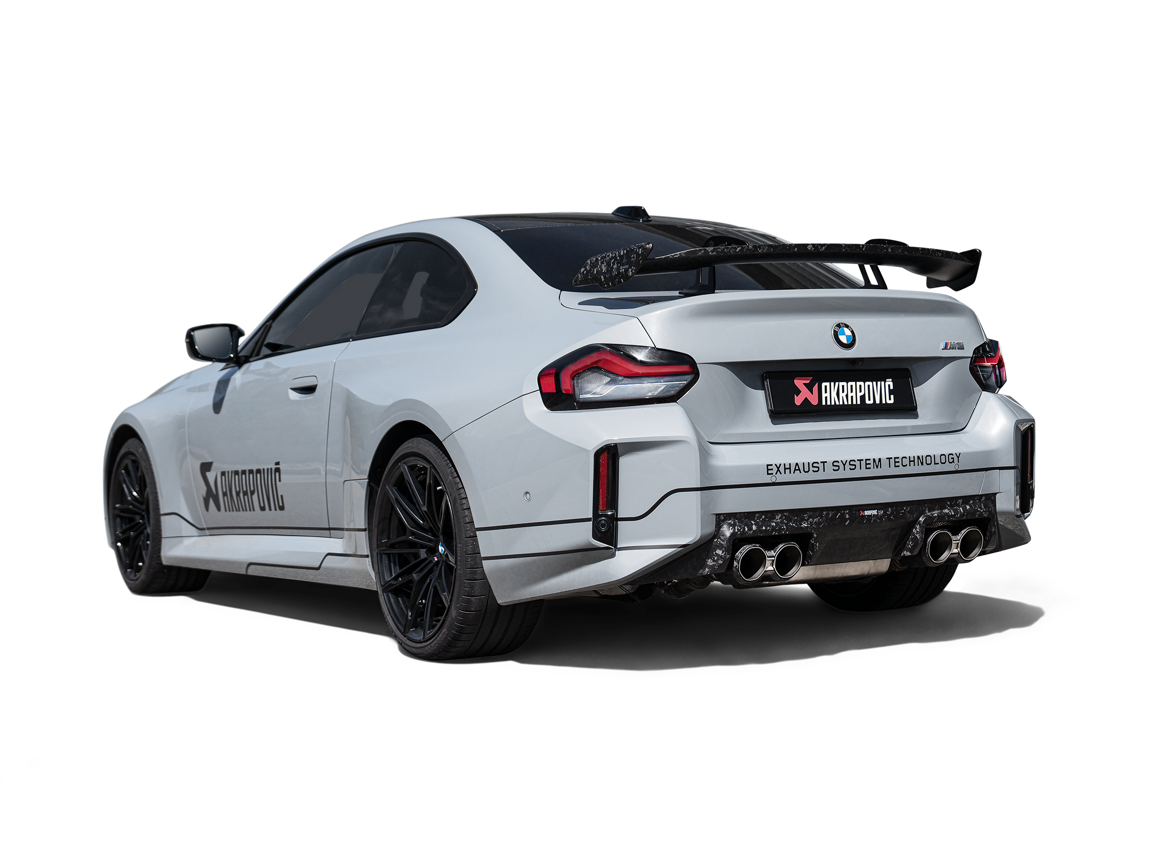 Akrapovič Rear Chopped Carbon Fibre Diffuser – Matte für BMW M2 Coupé (G87) – OPF/GPF - Ansicht 3