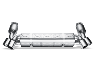 Akrapovič Slip-On Line ((Titan) / 100 cpsi cats) für Porsche 911 Turbo (997)