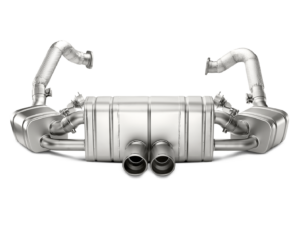 Akrapovič Slip-On Line (Titan) für Porsche Boxster Spyder (981)