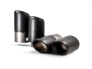Akrapovič Tail pipe set (Carbon) für Porsche Cayenne Turbo S-E-Hybrid / Coupé (536) – OPF/GPF